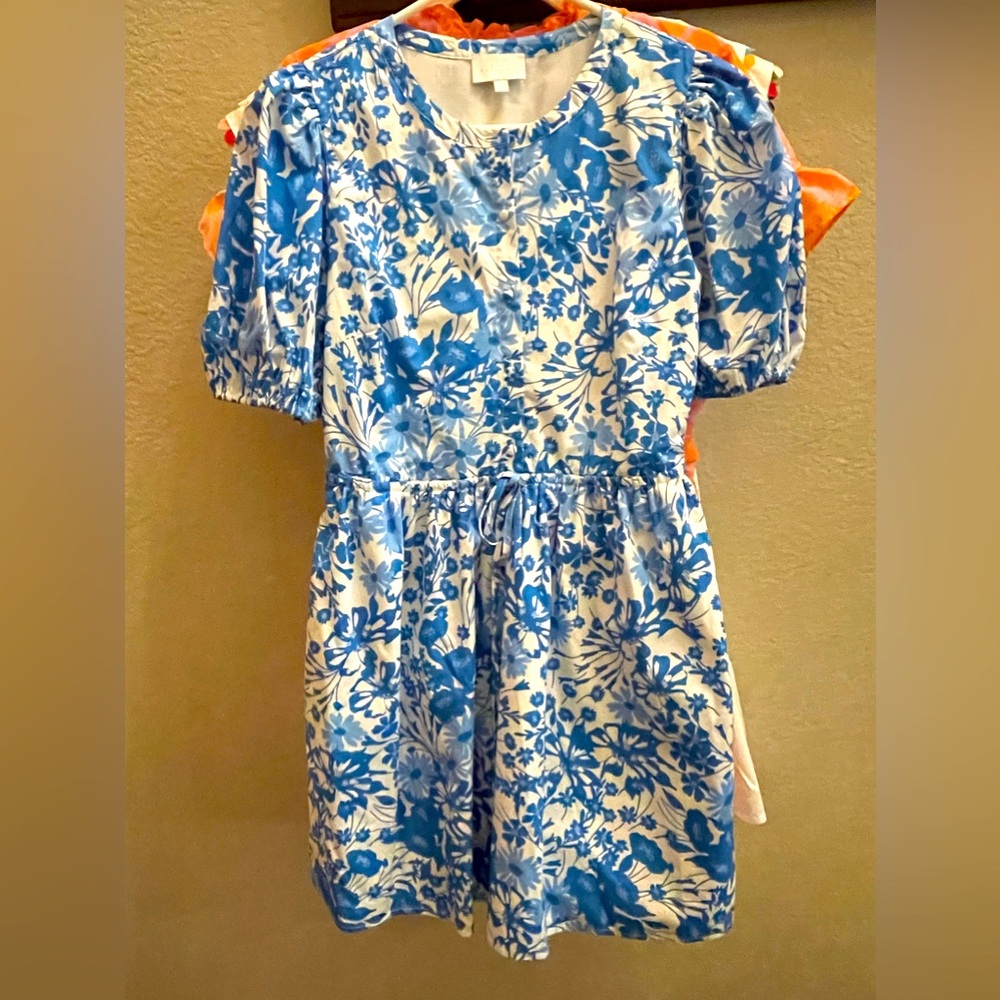 SugarLips blue floral dress size small